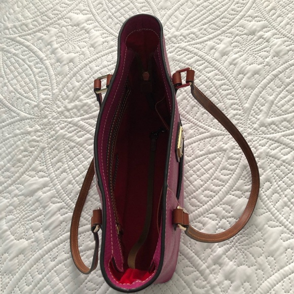 Small pink/brown Lexington Dooney & Bourke Tote bag - Picture 7 of 7